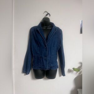 Route 66 Dark Blue Jean Jacket